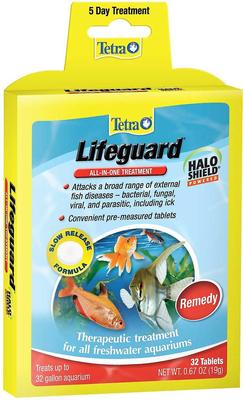 Show full view: Tetra Lifeguard All-in-One Bacterial & Fungus Treatment + AquaSafe Plus Freshwater & Marine Aquarium Water Conditioner slide 2 of 5