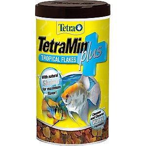 Tetra Min Plus Tropical Flakes Fish Food, 7.06-oz jar