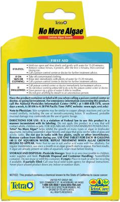 Show full view: Tetra No More Algae Controls Algae Growth for Water Clarity, 8 count slide 2 of 9