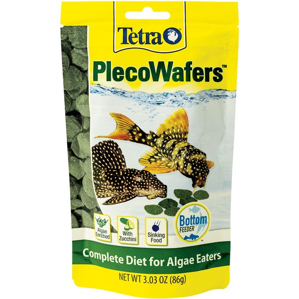 Tetra PRO PlecoWafers Complete Diet for Algae Eaters Fish Food