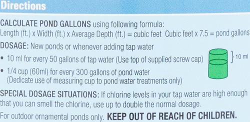 Show full view: Tetra Pond AquaSafe Tap Water Conditioner, 16.9-fl oz bottle slide 4 of 7
