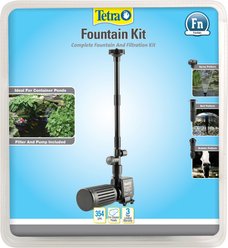 Tetra Pond Filtration Fountain Kit with Flat Box Filter, 100-gal