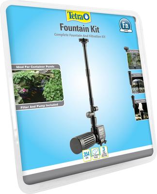Show full view: Tetra Pond Filtration Fountain Kit with Flat Box Filter, 100-gal slide 4 of 7