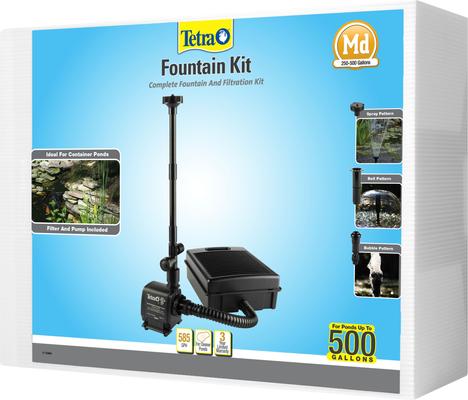 Show full view: Tetra Pond Filtration Fountain Kit with Flat Box Filter, 250 - 500 gal slide 5 of 8