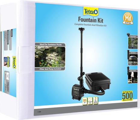 Show full view: Tetra Pond Filtration Fountain Kit with Flat Box Filter, 250 - 500 gal slide 4 of 8