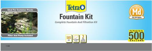 Show full view: Tetra Pond Filtration Fountain Kit with Flat Box Filter, 250 - 500 gal slide 3 of 8