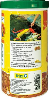 Show full view: Tetra Pond Flakes Small Fish Food, 6.35-oz jar, bundle of 2 slide 3 of 7