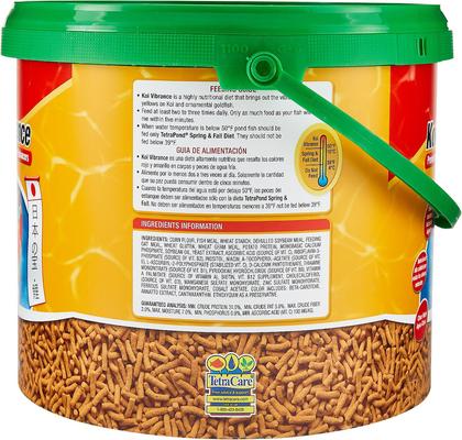 Show full view: Tetra Pond Koi Vibrance Color Enhancing Sticks Koi & Goldfish Food, 3.08-lb bucket & Tetra Pond Koi Growth High Protein Koi & Goldfish Food, 4.85-lb bag slide 3 of 6