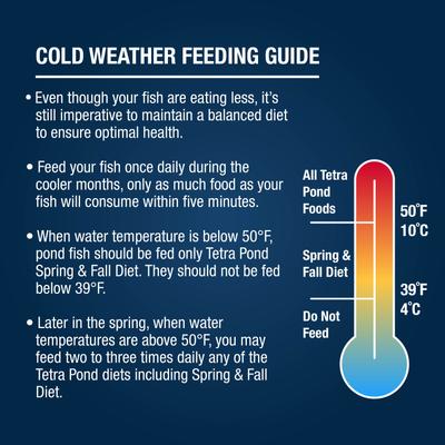 Show full view: Tetra Pond Spring & Fall Diet Transitional Fish Food, 1.72-lb bag slide 7 of 10