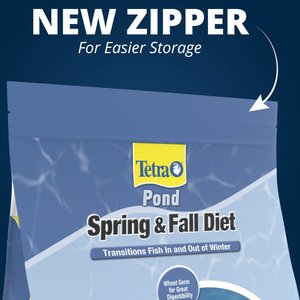 Tetra Pond Spring & Fall Diet Transitional Fish Food, 1.72-lb bag