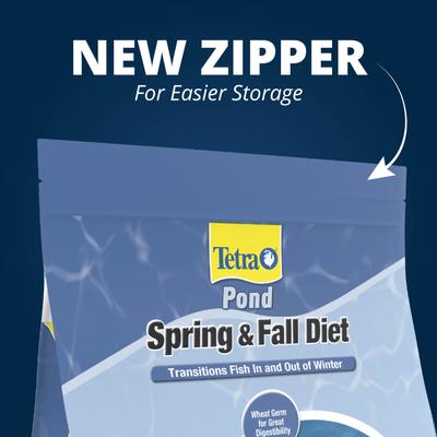 Show full view: Tetra Pond Spring & Fall Diet Transitional Fish Food, 1.72-lb bag slide 9 of 10