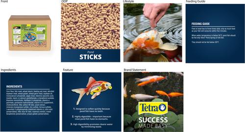 Show full view: Tetra Pond Sticks Goldfish & Koi Fish Food, 11-lb box slide 8 of 10
