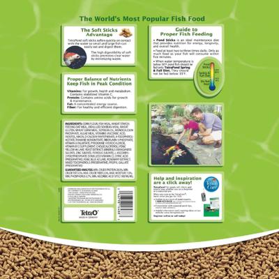 Show full view: Tetra Pond Sticks Goldfish & Koi Fish Food, 6.61-lb bag slide 2 of 10