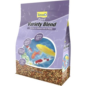 Tetra Pond Variety Blend Color & Vitality Enhancing Koi & Goldfish Fish Food, 2.25-lb bag