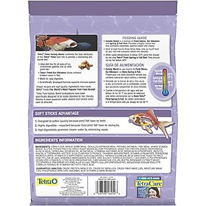 Tetra Pond Variety Blend Color & Vitality Enhancing Koi & Goldfish Fish Food, 2.25-lb bag