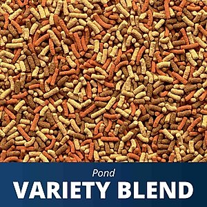 Tetra Pond Variety Blend Color & Vitality Enhancing Koi & Goldfish Fish Food, 2.25-lb bag