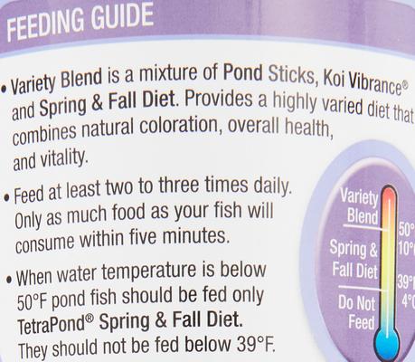Show full view: Tetra Pond Variety Blend Color & Vitality Enhancing Koi & Goldfish Fish Food, 5.29-oz jar slide 5 of 9