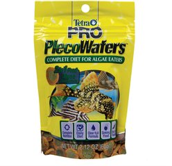 Tetra PRO PlecoWafers Complete Diet for Algae Eaters Fish Food, 2.12-oz bag