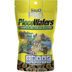 Tetra PRO PlecoWafers Complete Diet for Algae Eaters Fish Food, 5.29-oz bag
