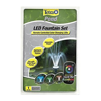 Show full view: Tetra Remote-Controlled Color-Changing LED Pond Fountain Set slide 1 of 6