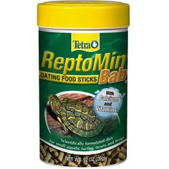 Tetra ReptoMin Baby Floating Sticks Turtle & Amphibian Food, 0.92-oz jar