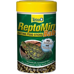 Tetra ReptoMin Baby Floating Sticks Turtle & Amphibian Food, 0.92-oz jar