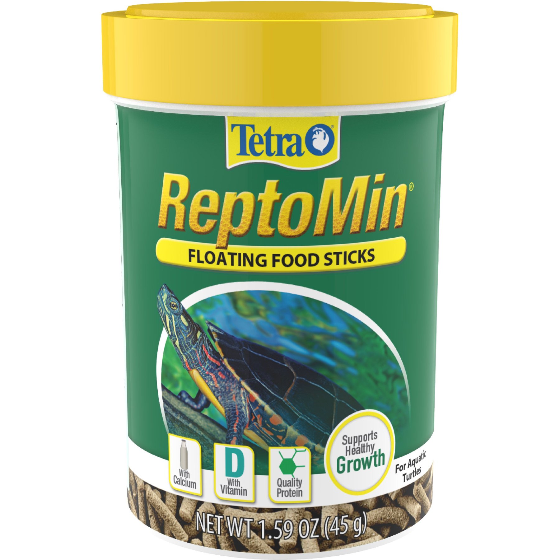 Tetra ReptoMin Floating Aquatic Turtles Food Sticks, 1.59-oz jar