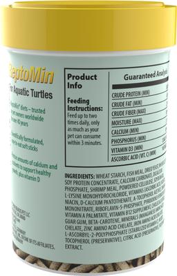Show full view: Tetra ReptoMin Floating Aquatic Turtles Food Sticks, 1.59-oz jar slide 2 of 10
