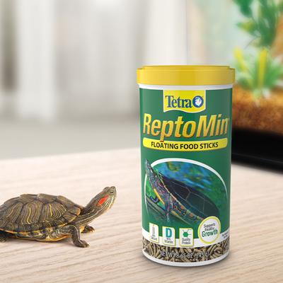 Show full view: Tetra ReptoMin Floating Aquatic Turtles Food Sticks, 8.65-oz jar slide 4 of 10