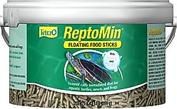 Tetra ReptoMin Floating Sticks Turtle & Amphibian Food, 1.43-lb bucket