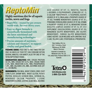 Tetra ReptoMin Floating Sticks Turtle & Amphibian Food, 3.7-oz jar