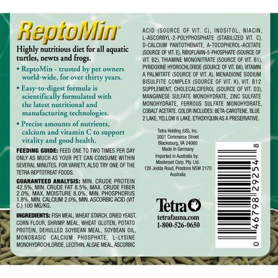 Show full view: Tetra ReptoMin Floating Sticks Turtle & Amphibian Food, 3.7-oz jar slide 2 of 8