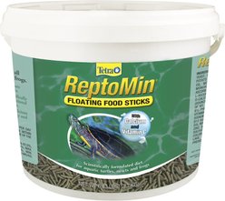 Tetra ReptoMin Floating Sticks Turtle & Amphibian Food, 6.83-lb bucket