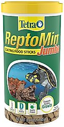 Tetra ReptoMin Jumbo Floating Aquatic Turtles Food Sticks, 8.47-oz jar