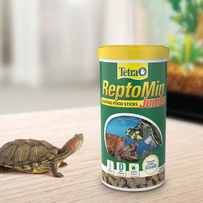Show full view: Tetra ReptoMin Jumbo Floating Aquatic Turtles Food Sticks, 8.47-oz jar slide 6 of 9