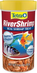 Tetra RiverShrimp Sun Dried Krill Freshwater & Saltwater Fish Treats, .92-oz jar