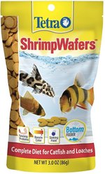 Tetra ShrimpWafers Catfish & Loaches Fish Food, 3-oz