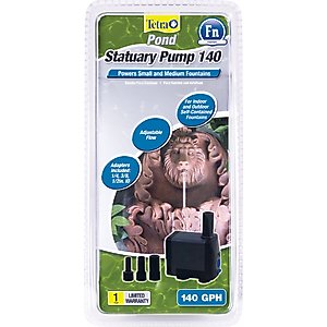 Tetra Statuary Pond & Fountain Pump, 140-gph