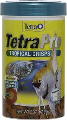 Tetra TetraPro Tropical Crisps Fish Food, 2.37-oz