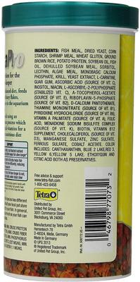 Show full view: Tetra TetraPro Tropical Crisps Fish Food, 2.37-oz slide 3 of 7