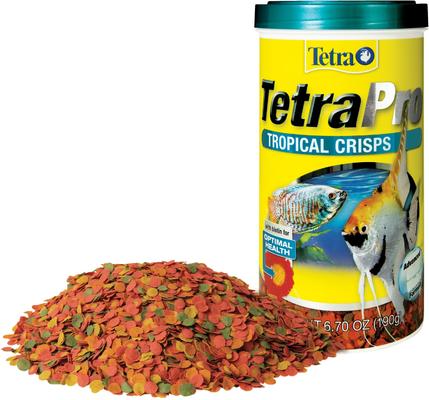 Show full view: Tetra TetraPro Tropical Crisps Fish Food, 6.7-oz, bundle of 2 slide 5 of 5