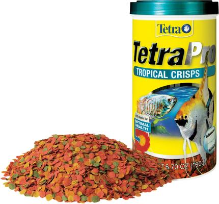Show full view: Tetra TetraPro Tropical Crisps Fish Food, 6.7-oz slide 5 of 7