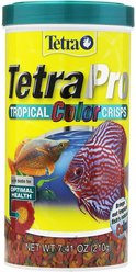 Tetra TetraPro Tropical Fish Color Crisps Fish Food, 7.41-oz