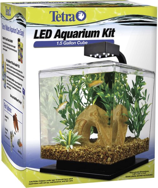 TETRA Water Wonders Black Aquarium Kit, 1.5-gal - Chewy.com