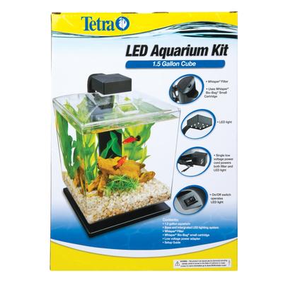 Show full view: Tetra Water Wonders Black Aquarium Kit, 1.5-gal slide 3 of 7