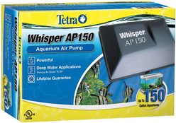 Tetra Whisper Air Pump for Deep Water Aquariums, Size 150