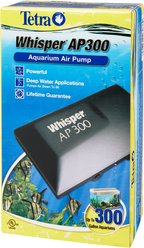 Tetra Whisper Air Pump for Deep Water Aquariums, Size 300