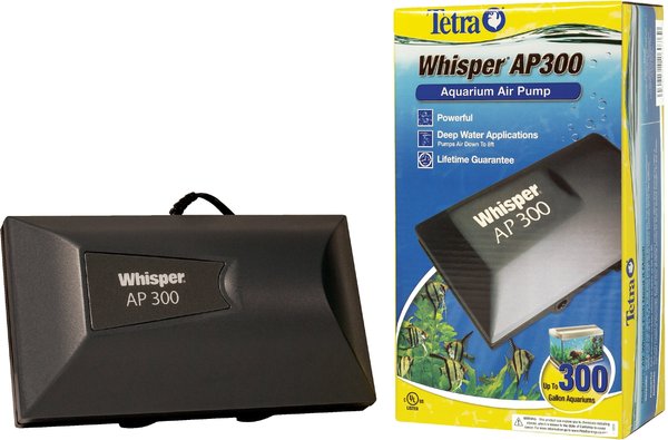 Tetra Whisper Air Pump for Deep Water Aquariums