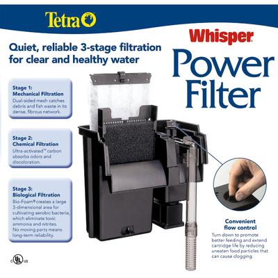 Show full view: Tetra Whisper Aquarium Power Filter, 10-30 gal slide 2 of 8