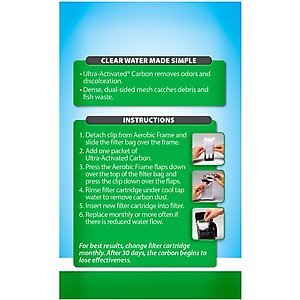 Tetra Whisper Bio-Bag Aquarium Filter Cartridge, 6 count